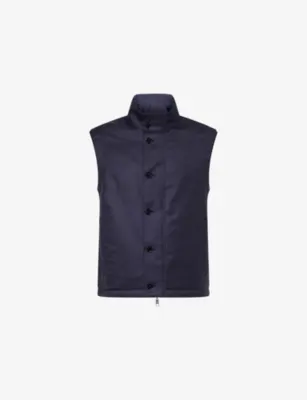 DUNHILL Reversible Sleeveless Cashmere Jacket