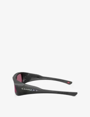 OAKLEY OO9520 Rectangle-Frame Polycarbonate Sunglasses detail 2