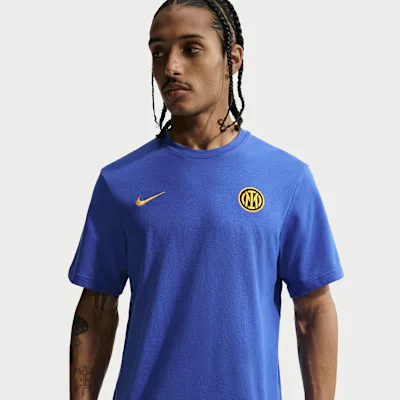 Nike Inter Milan Primary Men's Nike Dri-FIT Football T-Shirt - Game Royal/University Gold