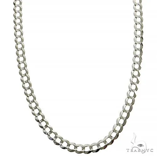 JALGAS - ROYAL CHAIN GROUP 14K White Gold Solid Curb Chain 3.6mm 47175 in 18 Inches – Chain