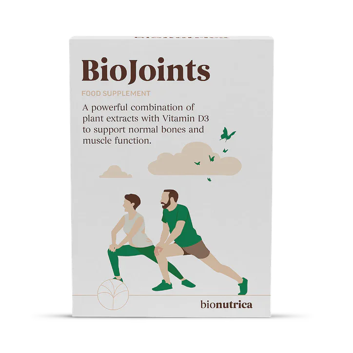 Bionutrica BioJoints - Glucosamine Chondroitin complex with Boswellia Serrata, Turmeric & Hyaluronic Acid, 1300mg 60 tablets