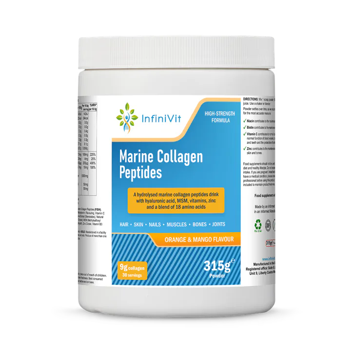 InfiniVit Marine Collagen Peptides 315 g – Vitamins & Supplements > Supplements > Collagen & Silica