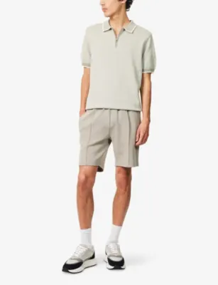 ARNE Essential Luxe Drawstring Stretch-Cotton Blend Shorts detail 2