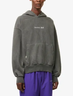 TWOJEYS Icon Logo-Embroidered Cotton Hoody detail 3