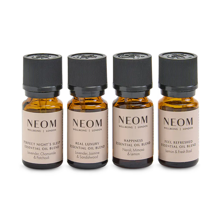 NEOM Wellbeing Essential Oil Blends Collection 4 x 10ml detail 3