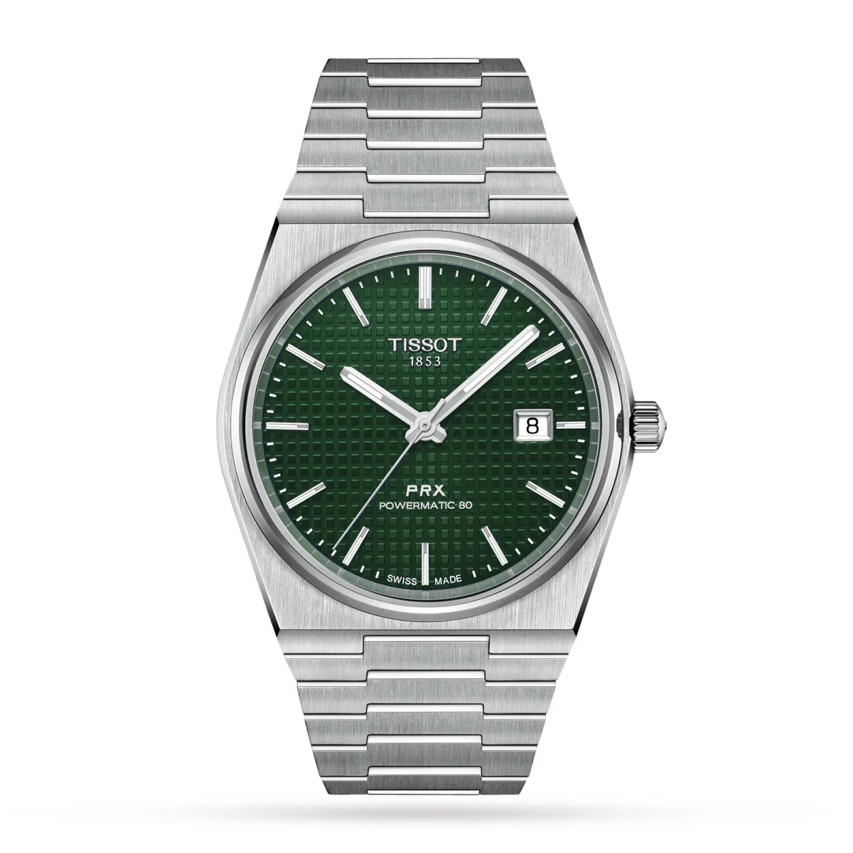 Tissot PRX Powermatic 80 40mm Mens Watch Green