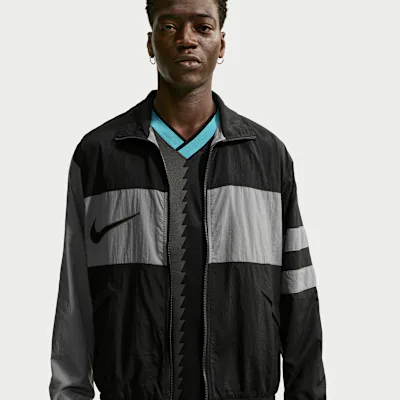 Nike i96 Repel Men's Football Woven Track Jacket - Black/Cool Grey/Black