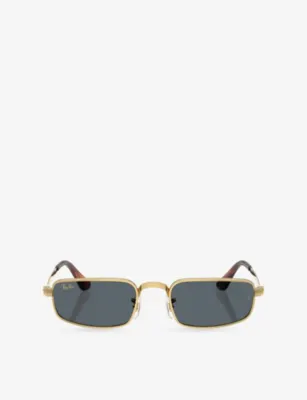 RAY-BAN RB3927 Pillow-Frame Metal Sunglasses