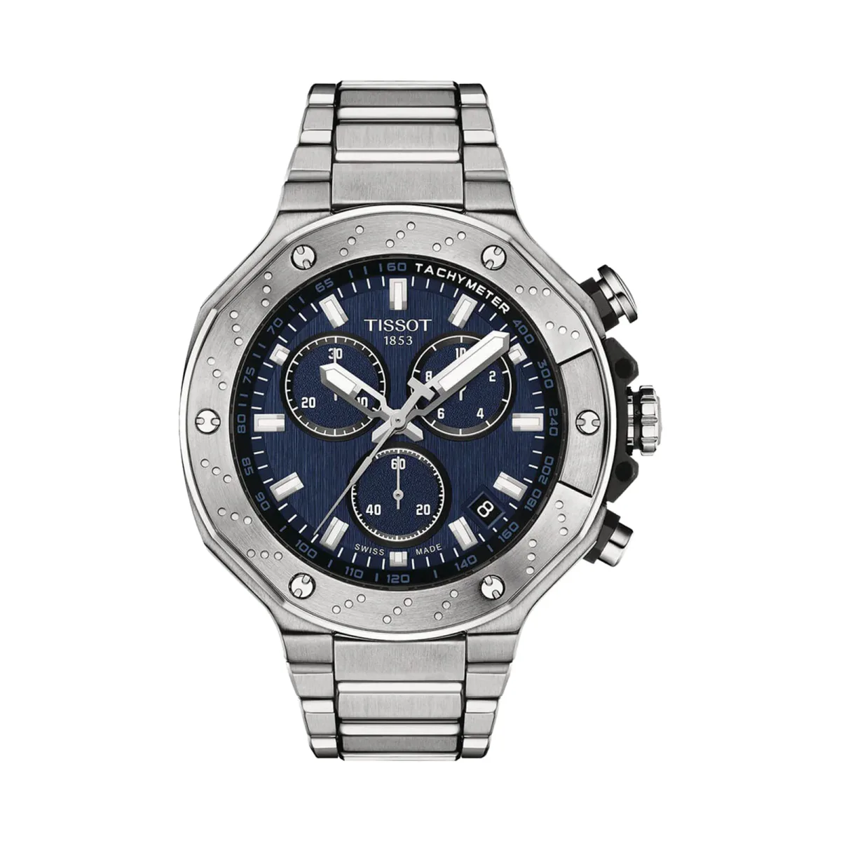 Tissot T-Race Chronograph 45mm Mens Watch Blue