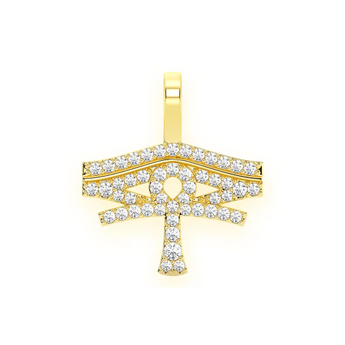 For Him Eye of Ra Ankh Diamond Pendant in Rose Gold / Lab Grown Diamond – Pendant