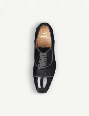 CHRISTIAN LOUBOUTIN Greggo leather Oxford shoes - EUR 42 / 8 UK MEN in BLACK, additional product view 2