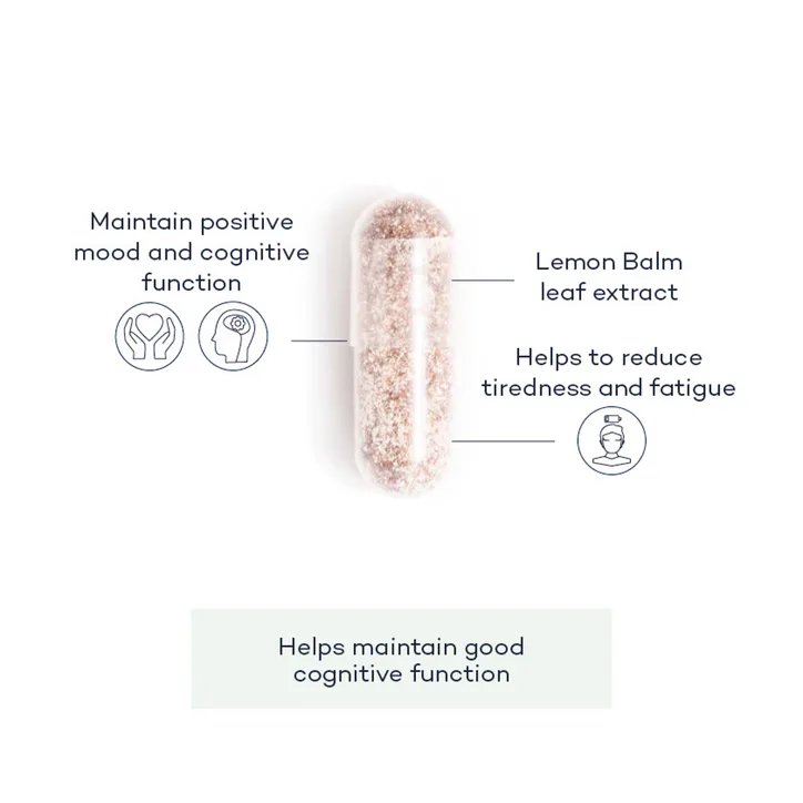 FutureYou Cambridge FocusZen+ Lemon Balm 28 Capsules detail 3