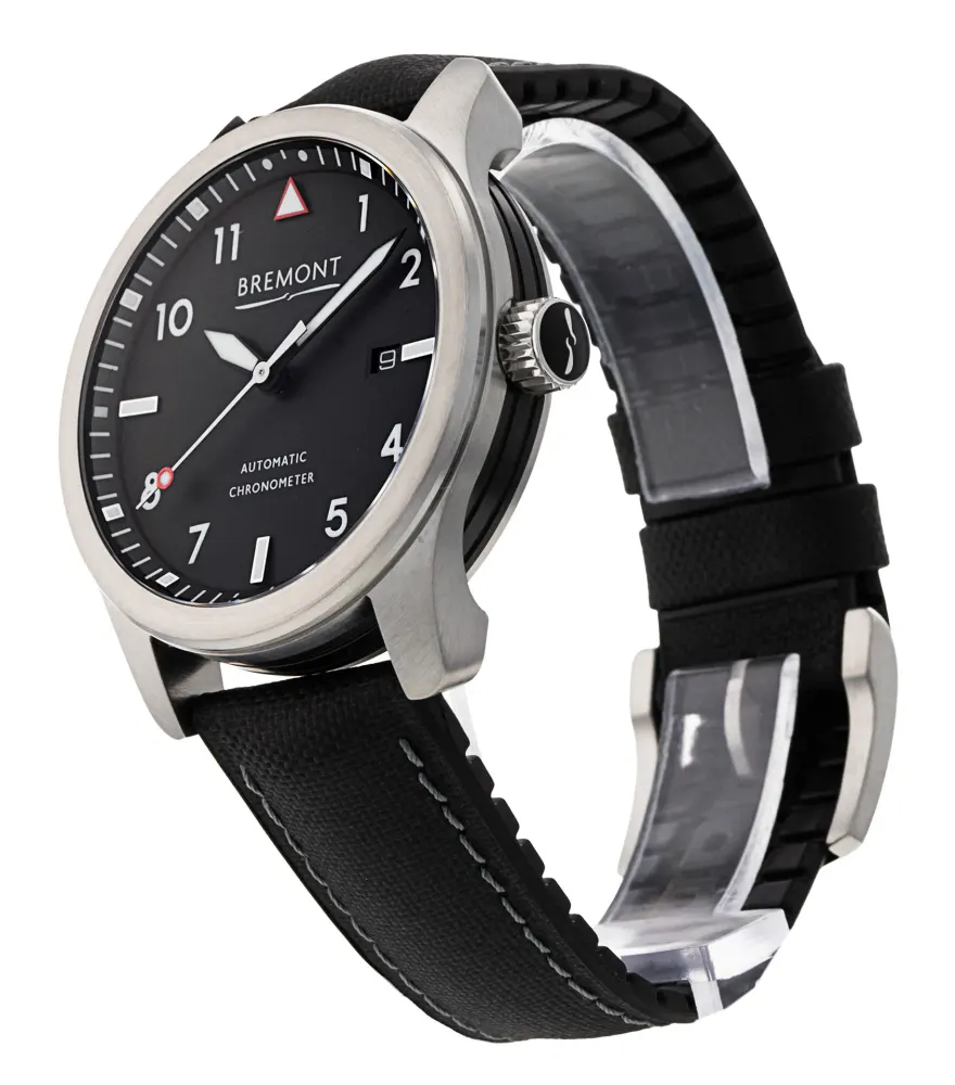 Bremont Solo SOLO/BK — 2017 — Very good in Black Arabic, additional product view 2