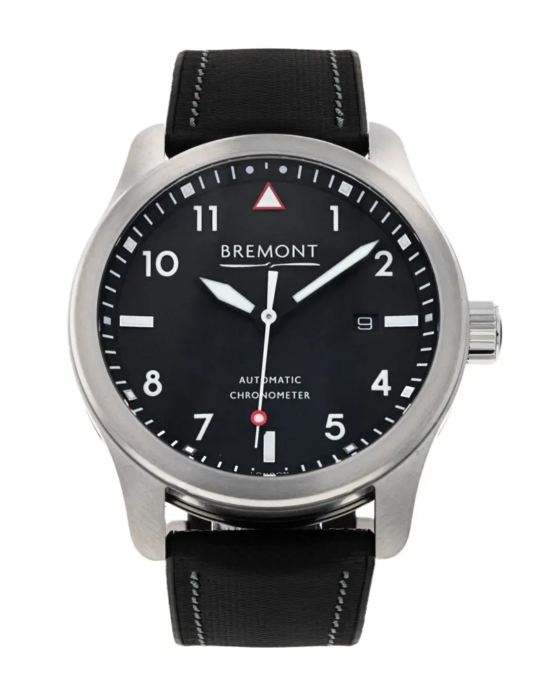Bremont Solo SOLO/BK — 2017 — Very good in Black Arabic – Pre-owned watches