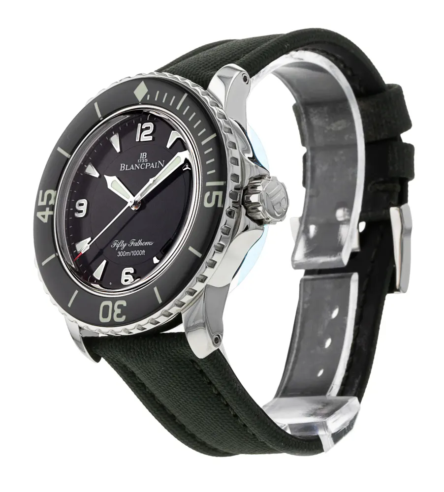 Blancpain Fifty Fathoms 5015-1130-52B — 2008 — Very good in Black Quarter Arabic, additional product view 2