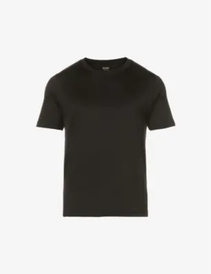 ETON Slim-fit cotton-jersey T-shirt - Light blue