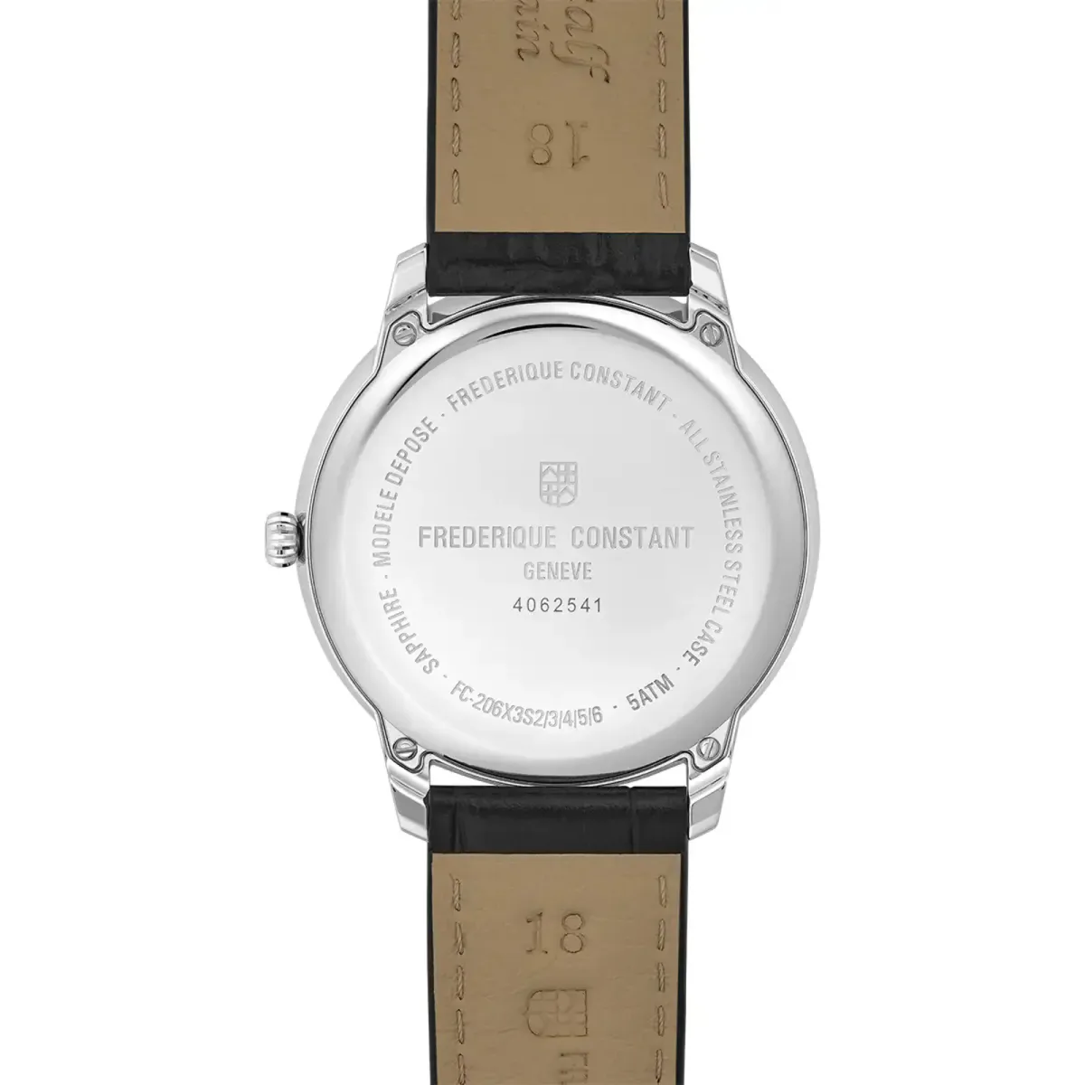 Frederique Constant Classics Moneta Moonphase 37mm Mens Watch Black in Black, additional product view 3