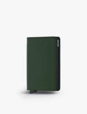 SECRID Orginal Miniwallet logo-embossed leather wallet