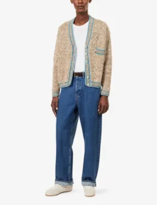 FRAME Baggy Wide-Leg Denim Jeans detail 2