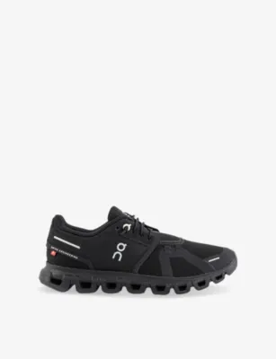 ON Cloud 6 Mesh Low-Top Trainers - 8.5 in BLACK BLACK – Mens | Trainers | Lace up trainers