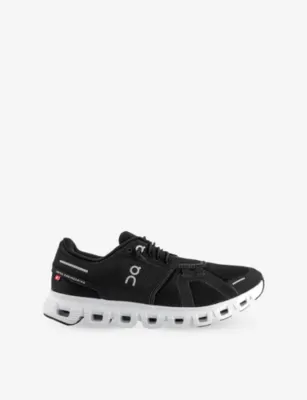 ON Cloud 6 Mesh Low-Top Trainers - 8.5 in BLACK WHITE – Mens | Trainers | Lace up trainers