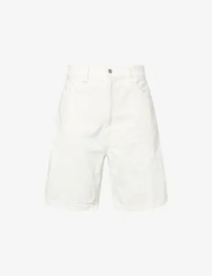 CARHARTT WIP Brandon Brand-Patch Denim Shorts