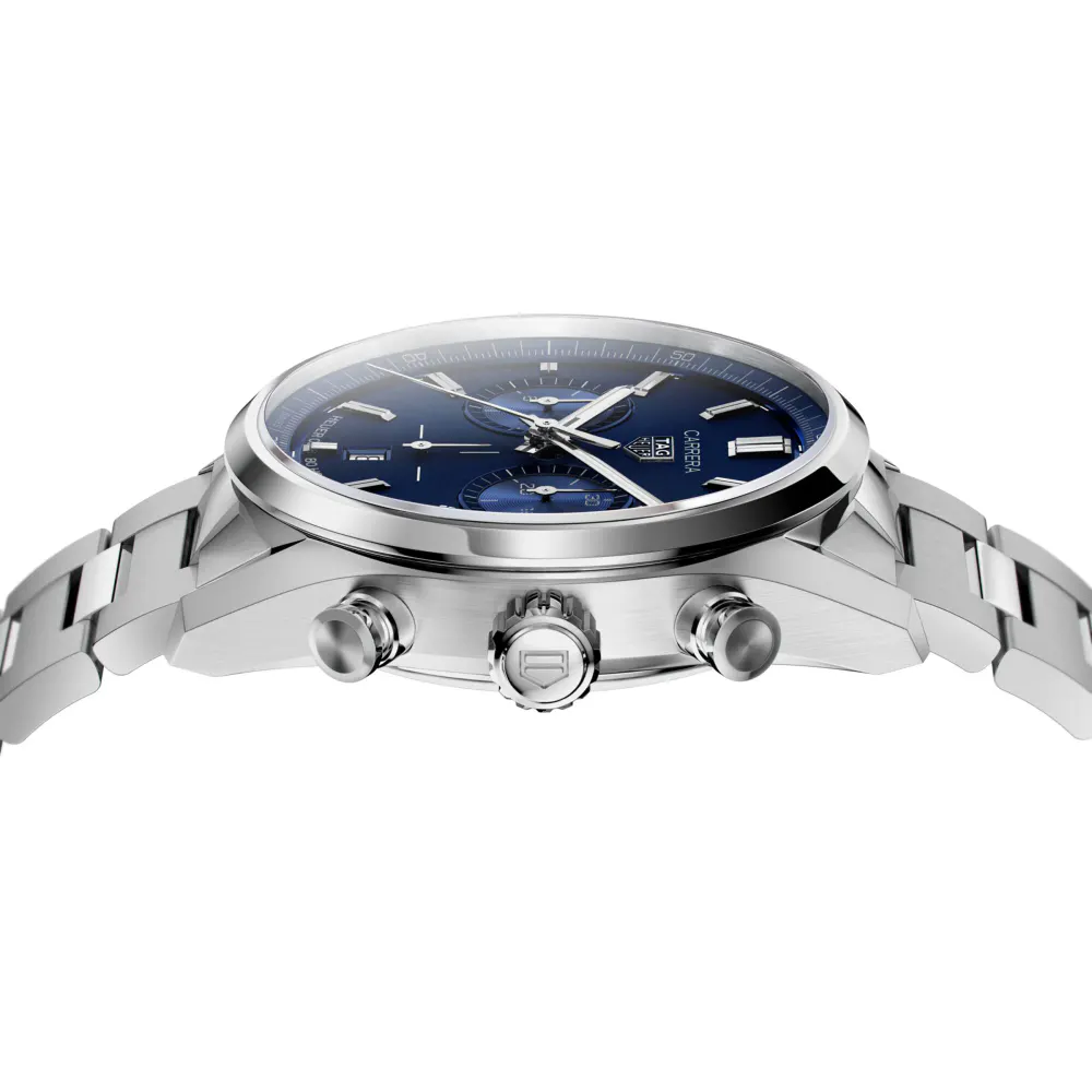 TAG Heuer Carrera Chronograph 02 42mm Mens Watch in Blue, additional product view 3