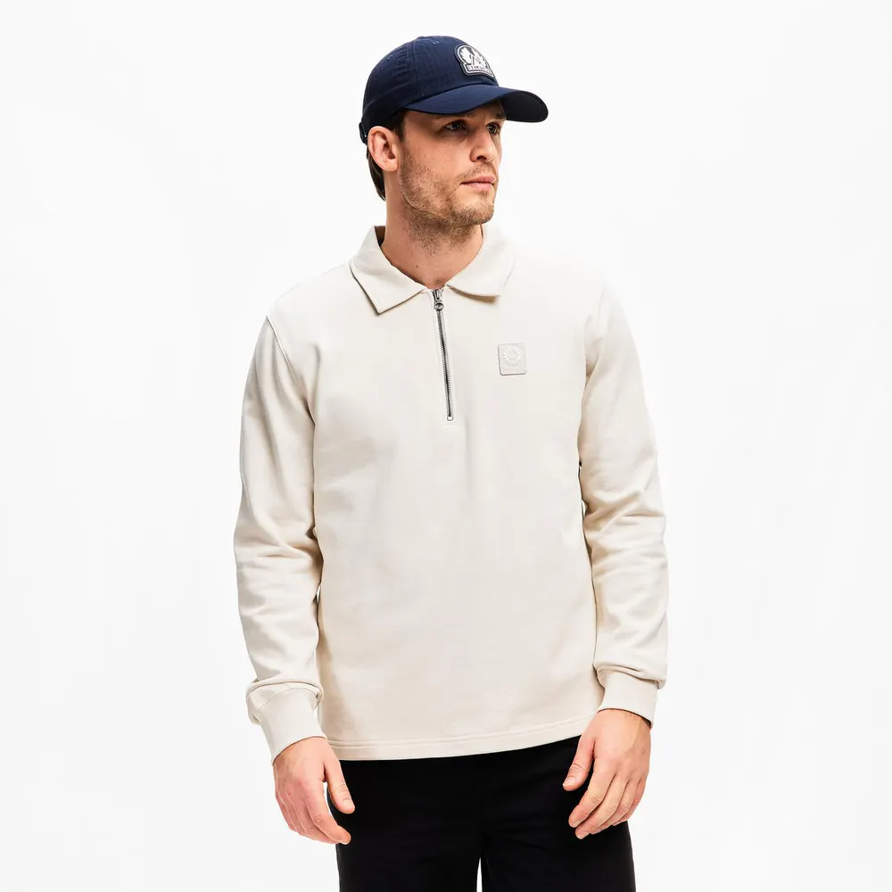 Belstaff Men's Curator Long Sleeve Polo Shirt detail 3