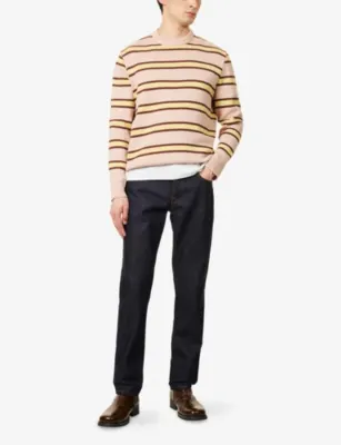 NUDIE JEANS Solid Ollie Slim-Fit Denim Jeans - 30/32 in Dry Abyss, additional product view 2