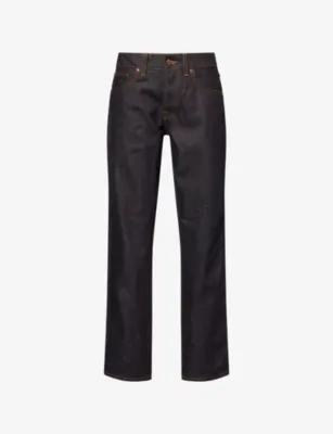 NUDIE JEANS Solid Ollie Slim-Fit Denim Jeans - 30/32 in Dry Abyss – Mens | Jeans | Slim