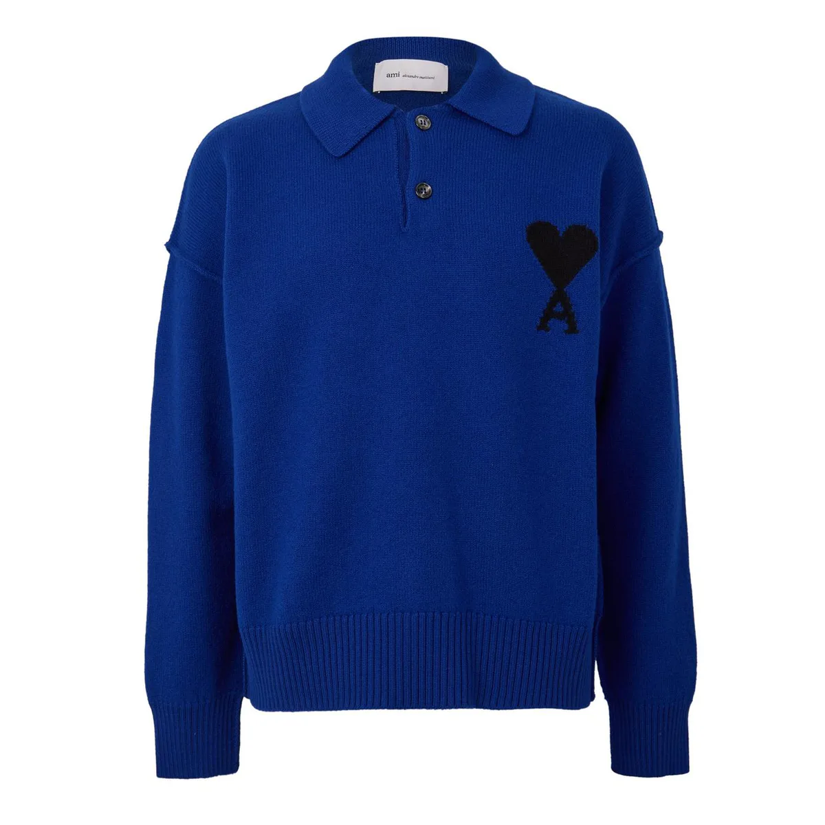 Ami Paris Ami ADC Knit Polo Sn64