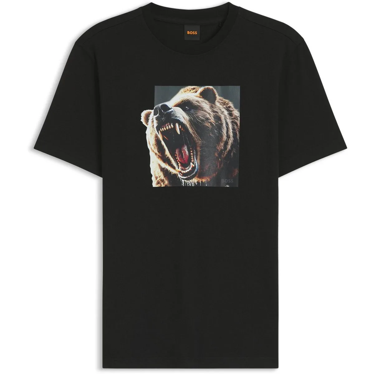 Boss Mens BOSS Doberman Graphic Short Sleeve T-Shirt