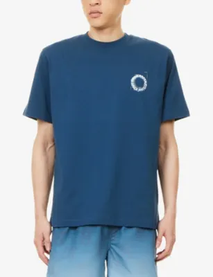 DAILY PAPER Orbit Drift Graphic-Print Cotton T-Shirt detail 3