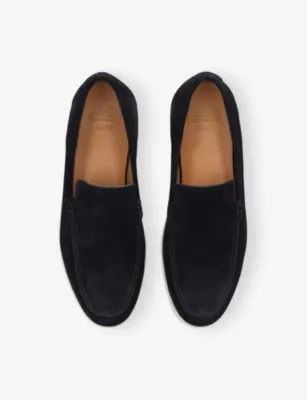 LOAKE Tuscany Suede Loafers - EUR 43 / 9 UK MEN in Navy, additional product view 2