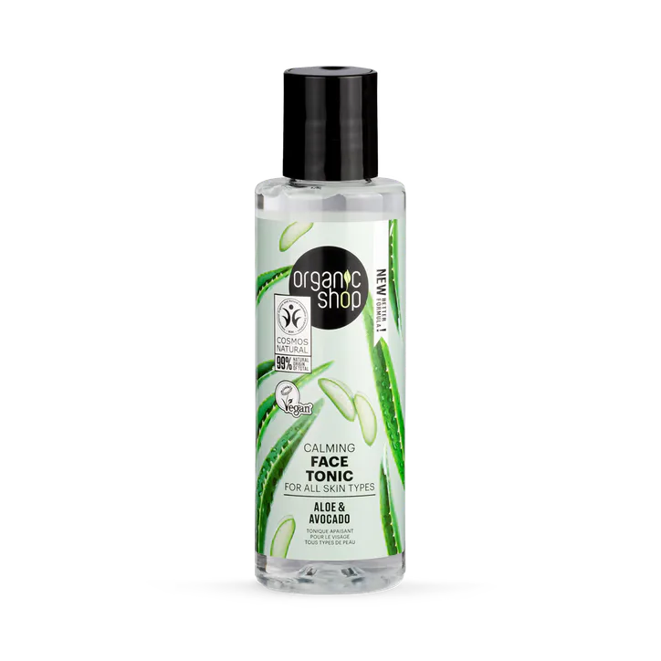 Organic Shop Calming Face Tonic for all skin types Aloe & Avocado 150ml