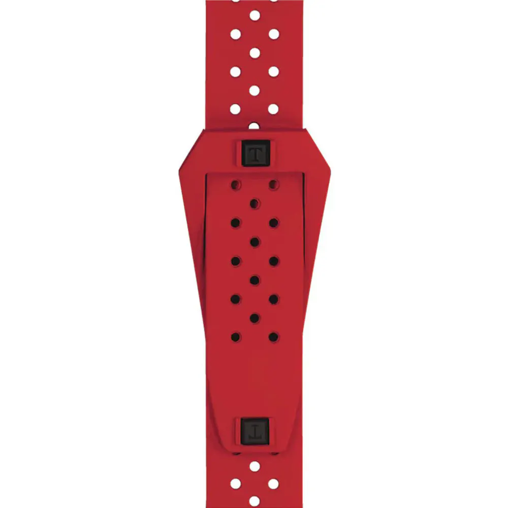 Tissot Sideral S Red Strap 41mm Mens Watch detail 2
