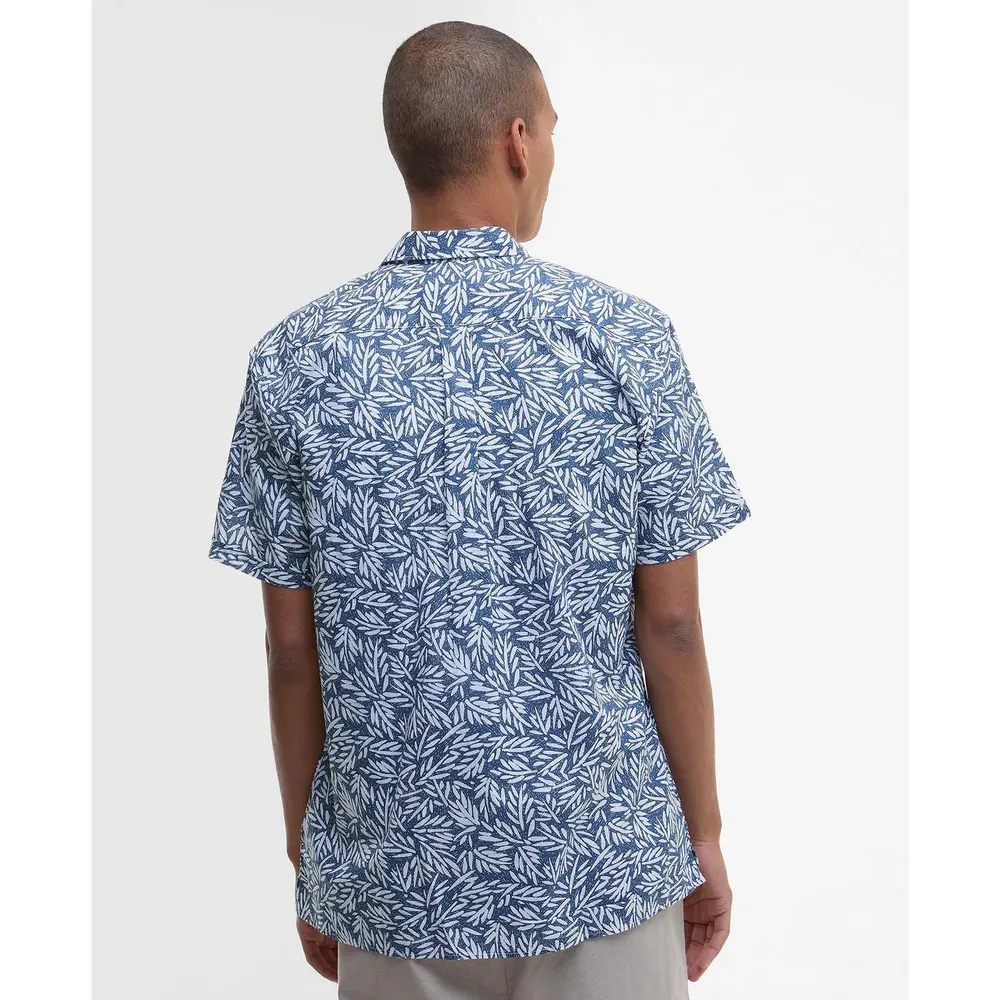 Barbour Men's Jackstone Short Sleeve Geometric Print Shirt detail 2