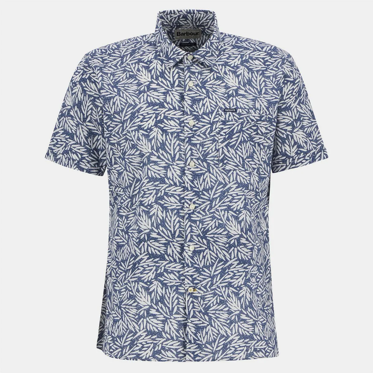 Barbour Men's Jackstone Short Sleeve Geometric Print Shirt