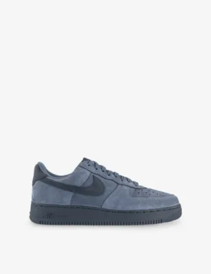 For Him Air Force 1 '07 Suede Trainers - EUR 42.5 / 8.5 UK MEN in DARK SKY BLUE DARK B – Mens | Trainers | Lace up trainers