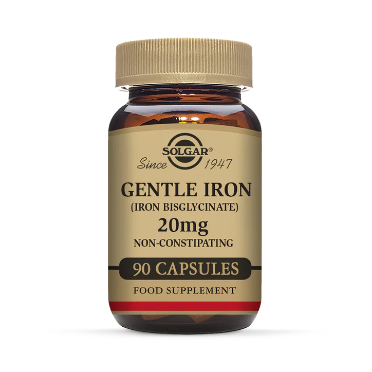 Solgar Gentle Iron 20mg 90 Vegi Capsules