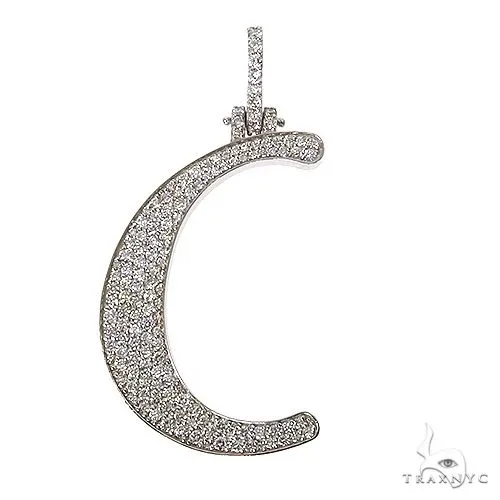 RINA - For Him CUSTOM 14K Gold Initial Diamond Pendant 67605 in Rose Gold – Pendant