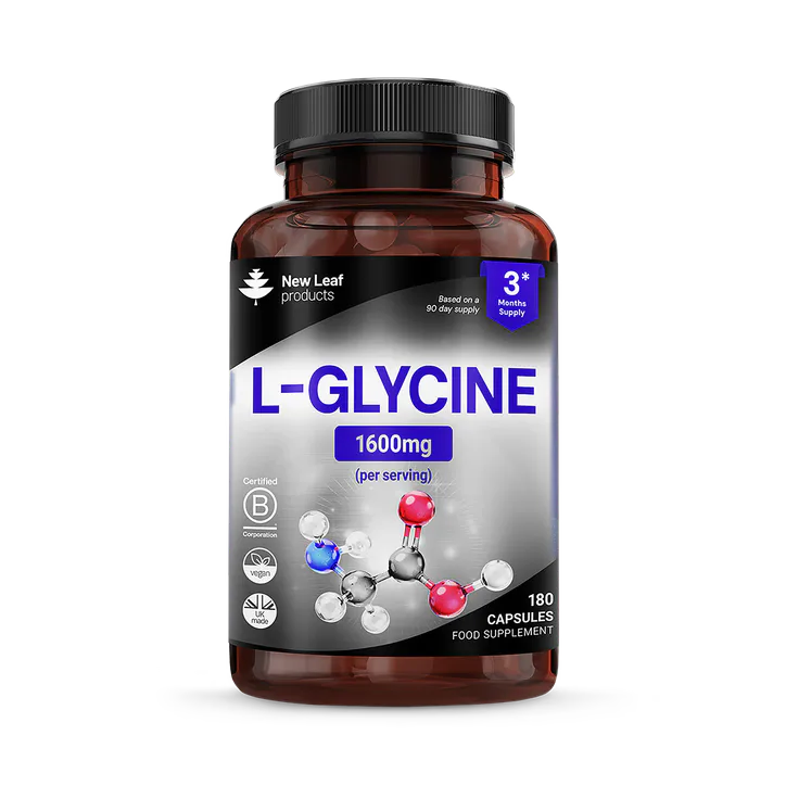 New Leaf Products L-Glycine Capsules 180 Capsules
