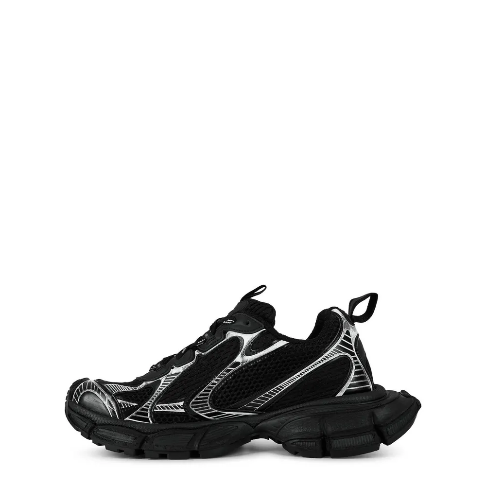 Balenciaga 3xl Low Trainers in Black/White, additional product view 2