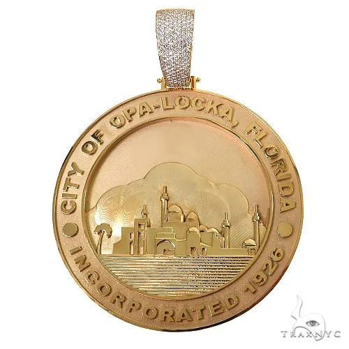 RINA - For Him CUSTOM Custom Made City of Opa-Locka Florida Pendant 68715 in Rose Gold – Pendant