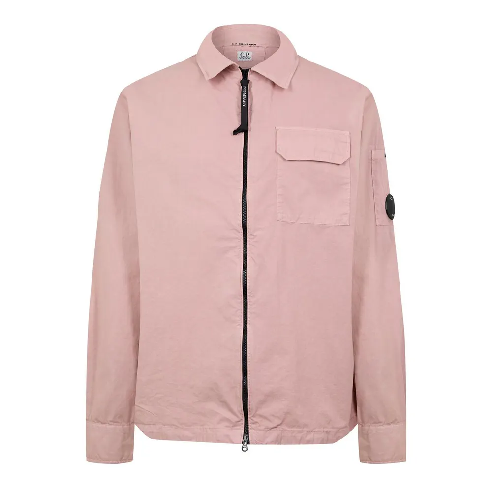 CP Company Men's Gabardine Lens Cotton Long Sleeve Overshirt