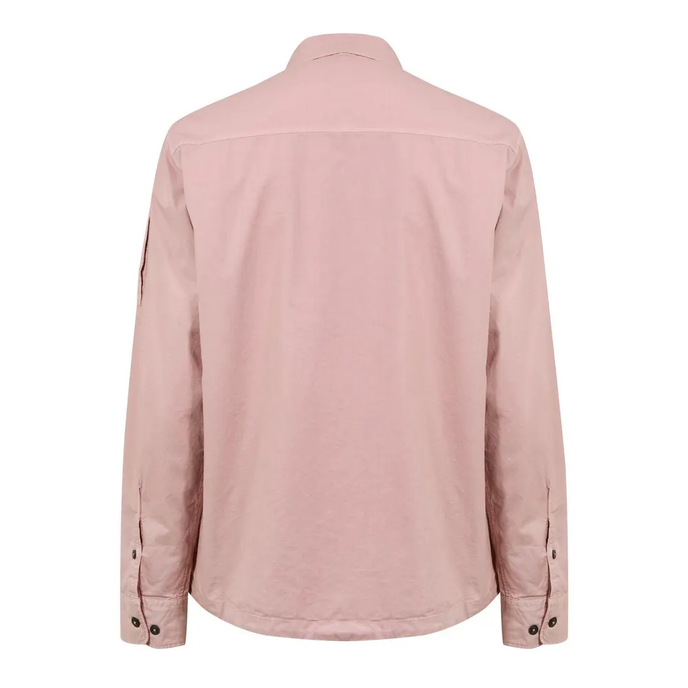 CP Company Men's Gabardine Lens Cotton Long Sleeve Overshirt detail 2