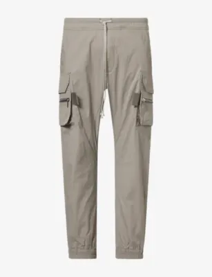 RICK OWENS Mastodon Drawstring Cotton-Blend Cargo Pants