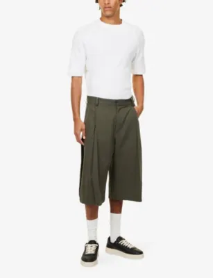 SEVENTH Henley Cotton-Blend T-Shirt in DOVE, additional product view 2