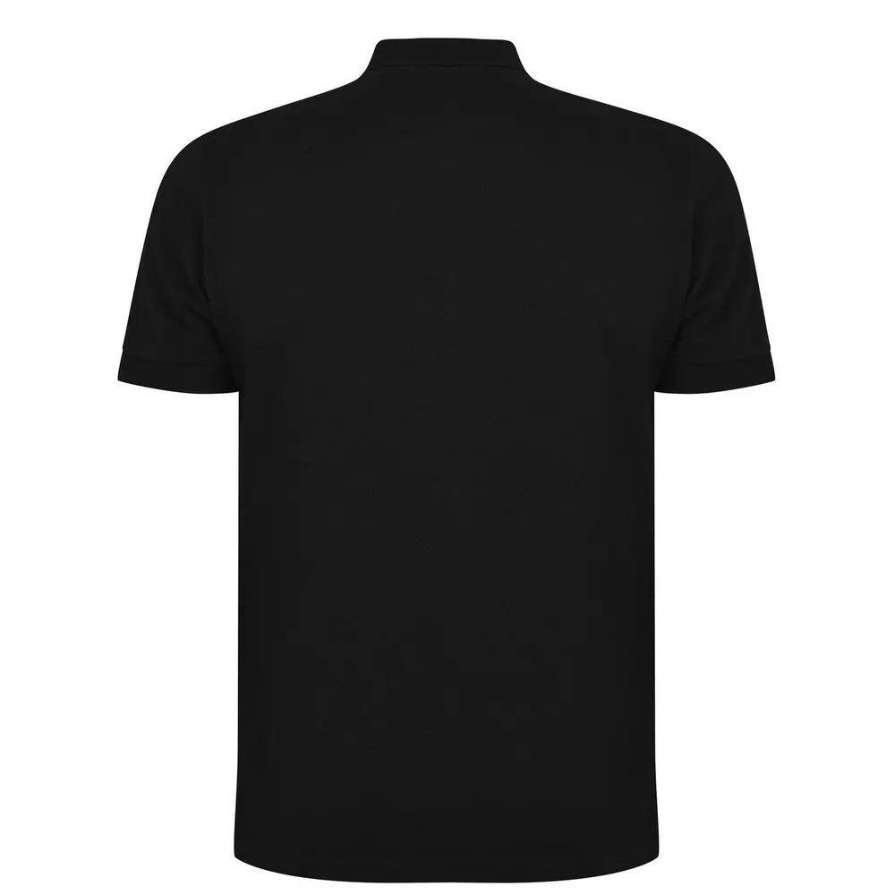 Neil Barrett 3 Bolt Polo Shirt in Black 524, additional product view 2
