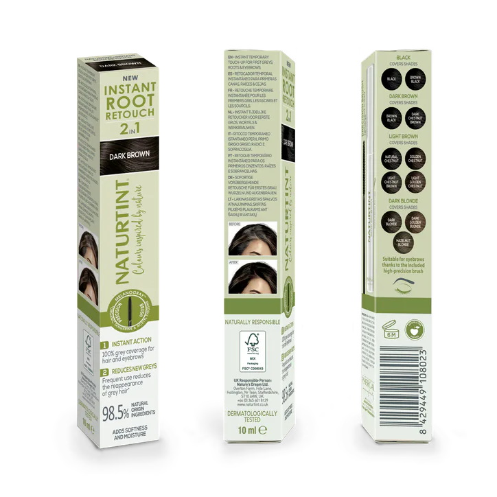Naturtint 2In1 Instant Root Retouch Dark Brown 10ml detail 2